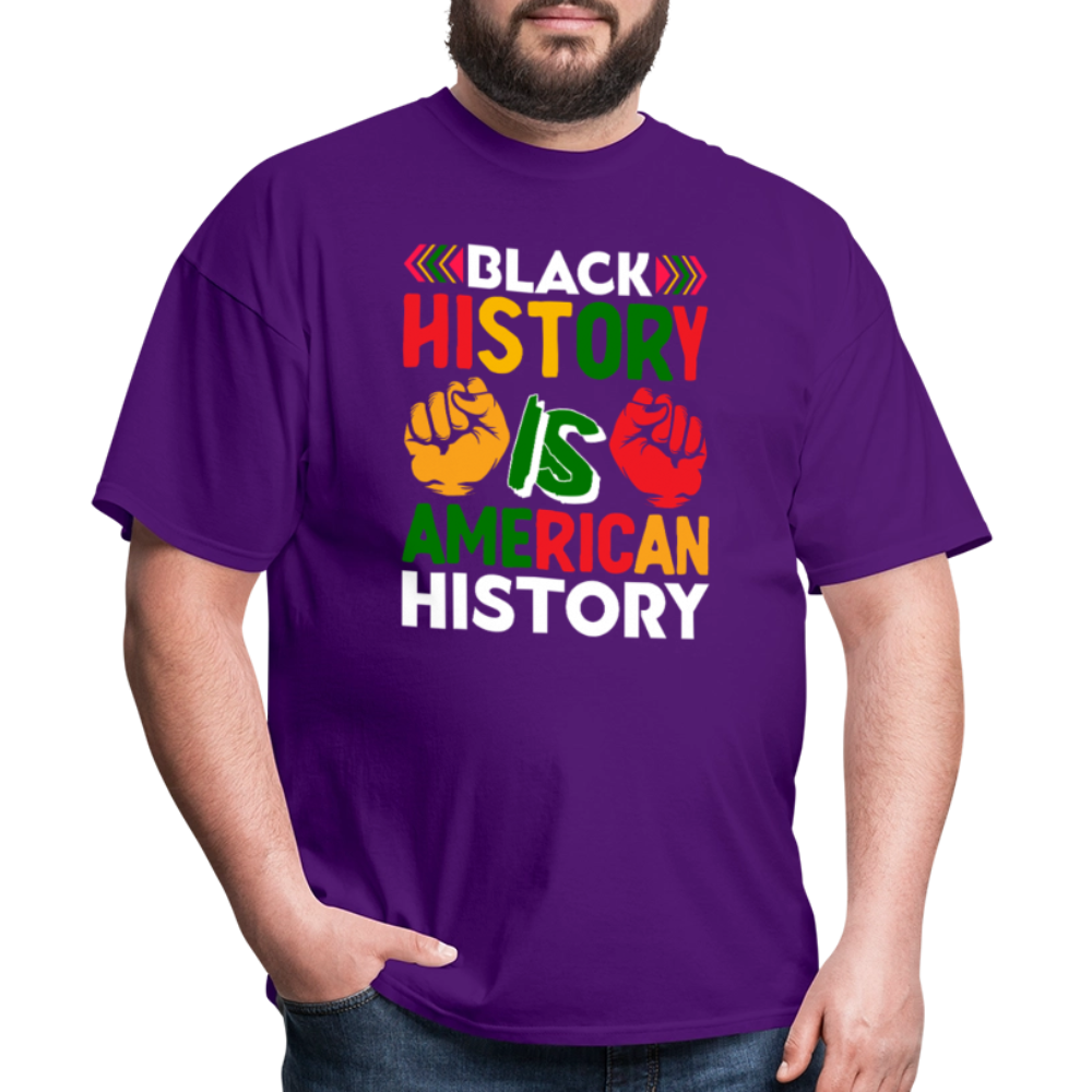 Black History is American History shirt African American Culture T-shirt - purple