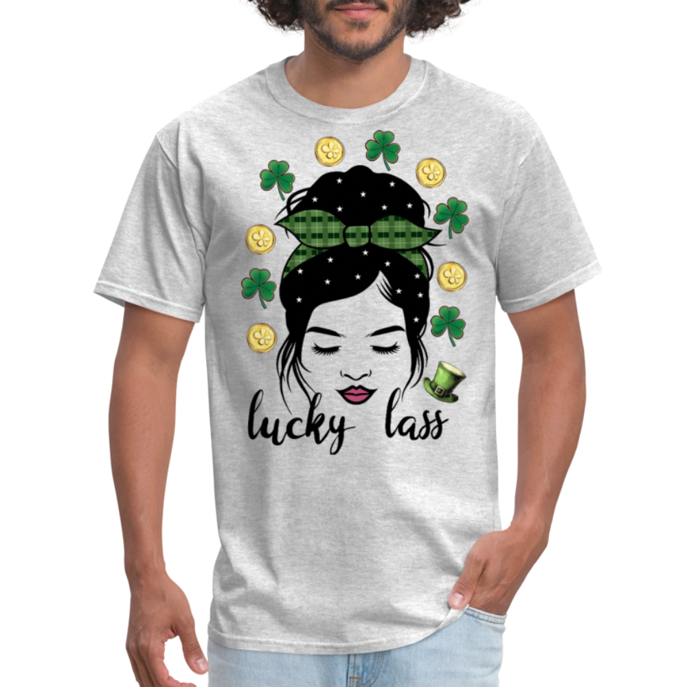 St Patrick’s Day Lucky Lass Women T-shirt - heather gray