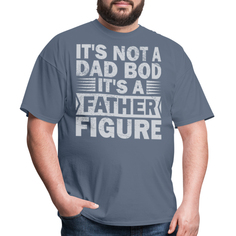 Funny Dad Bod T-shirt For Men Father Figure Shirt - denim