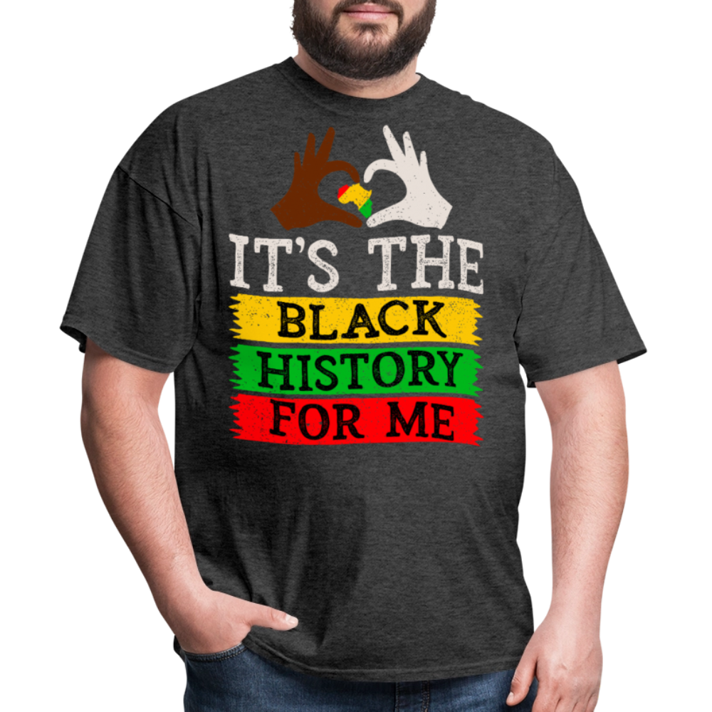 African Heritage Tee Black History Month Unisex T-shirt - heather black