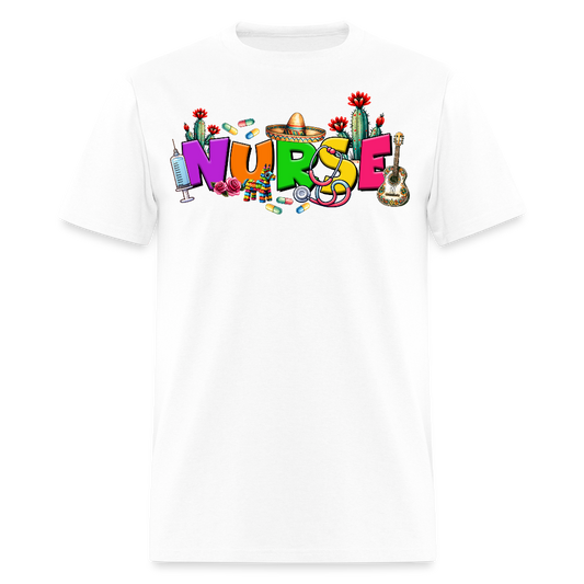 Cute Nurse Gift For Mexican Nurses T-shirt - white