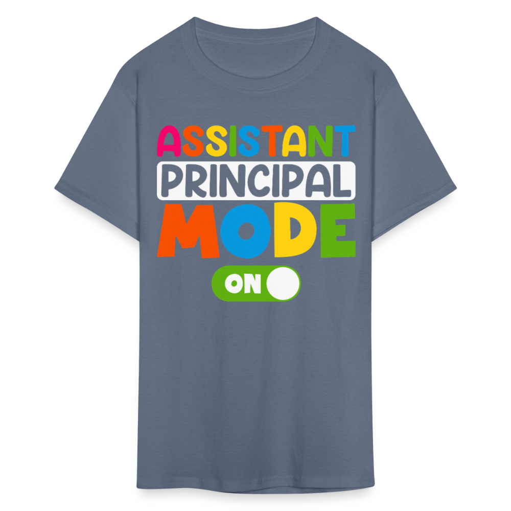 Funny Assistant Principal Shirts For Teachers Principal Mode ON T-shirt - denim