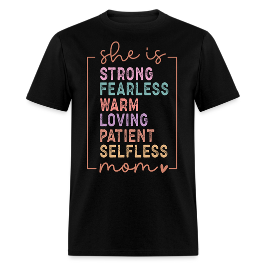 Mother’s Day Tee For Strong Moms T-shirt - black