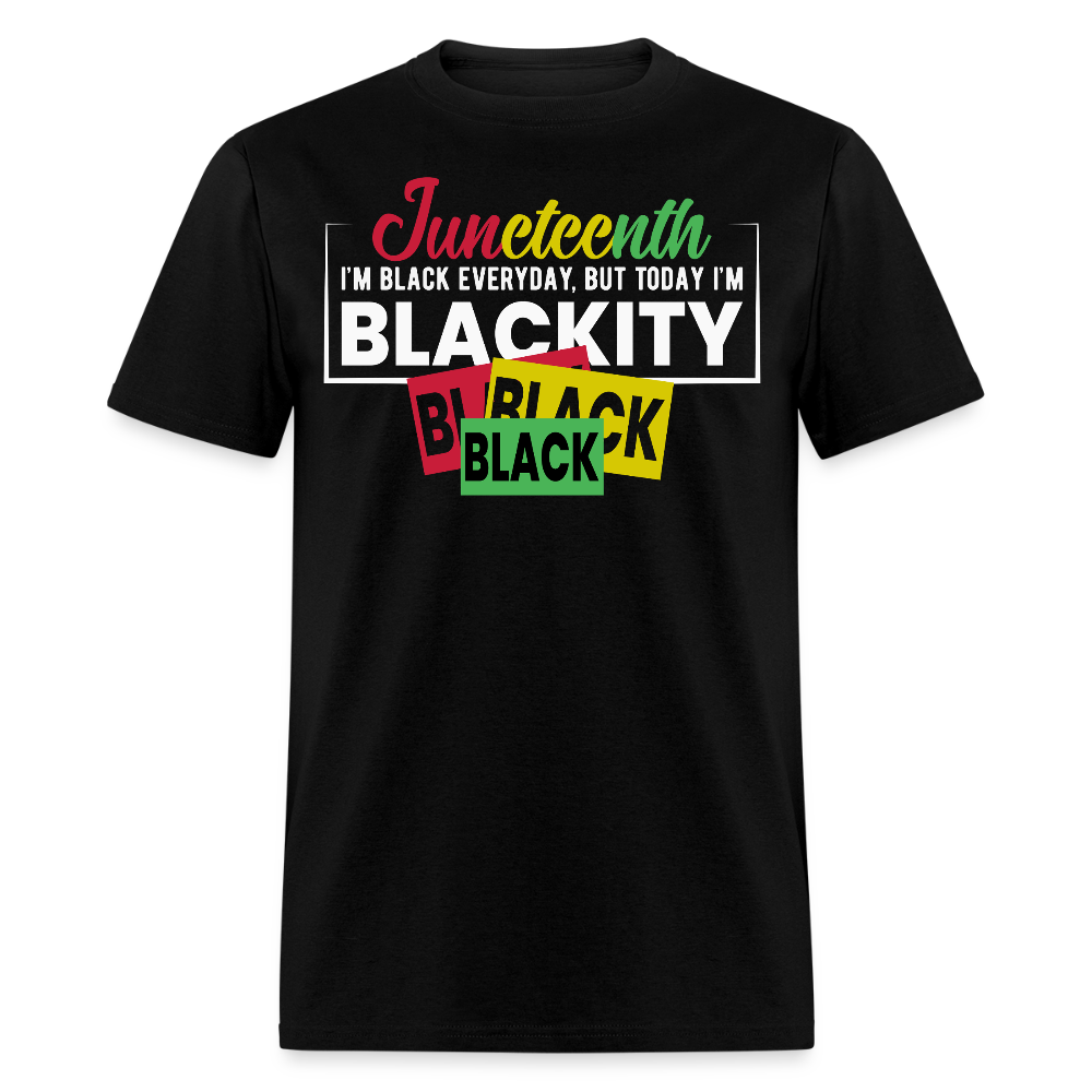 Juneteenth Black Pride Black Empowerment T-shirt - black