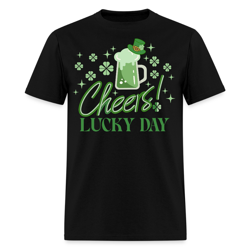 Lucky Day St Patrick’s Drinking Team T-shirt - black