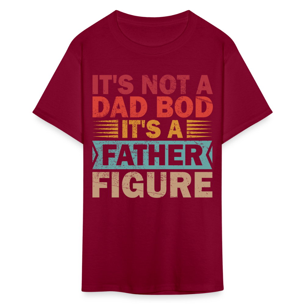 Funny Dad Bod Shirt for Father's Day Clasic T-shirt - burgundy