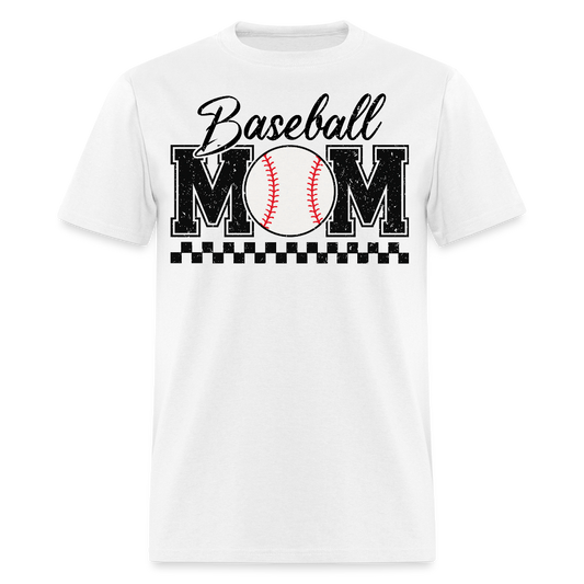 Best Baseball Mom Gifts For Mother's Day T-shirt - white