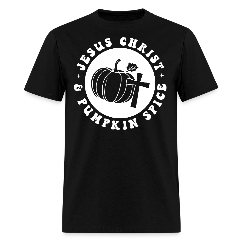Jesus Christ Pumpkin Spice T-Shirt - black