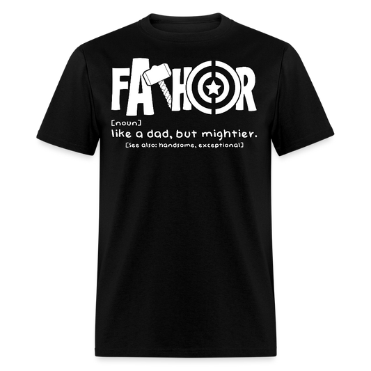 Father’s Day Tee For Geeky Dads T-shirt - black
