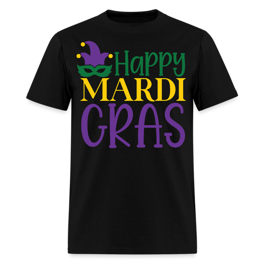 Funny and Stylish Mardi Gras Festival Unisex T-shirt - black