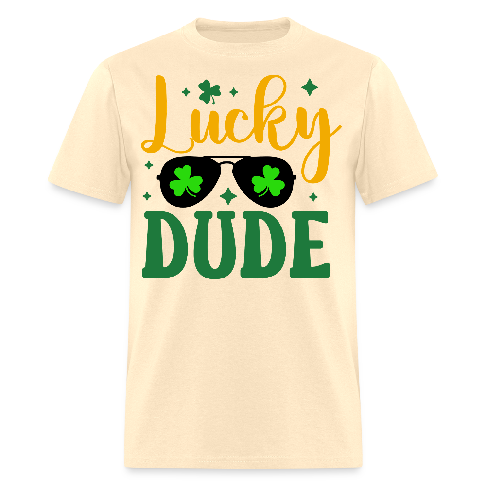 St Patrick’s Day Lucky Dude T-shirt - natural