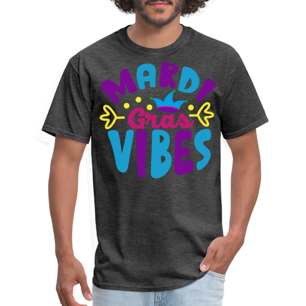 Mardi Gras Shirts For Couples New Orleans Carnival Graphic T-shirt - heather black