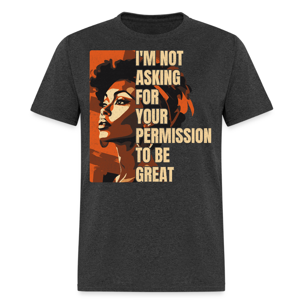 Black Empowerment Graphic Shirt for Women Feminist Slogan T-Shirt - heather black