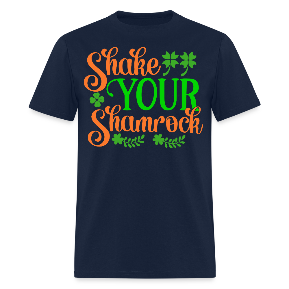 Shake Your Shamrock St Patrick’s Day Party T-shirt - navy