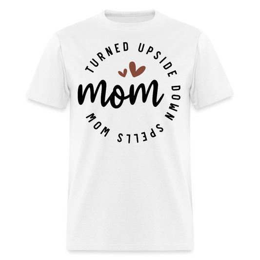 Mom Appreciation Gift With Heart Design T-shirt - white