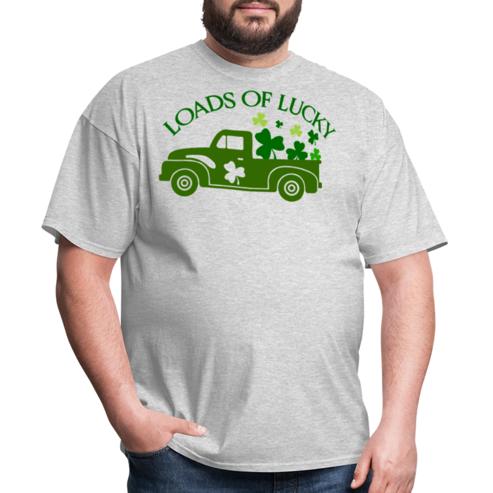 St Patrick’s Day Lucky Truck T-shirt - heather gray