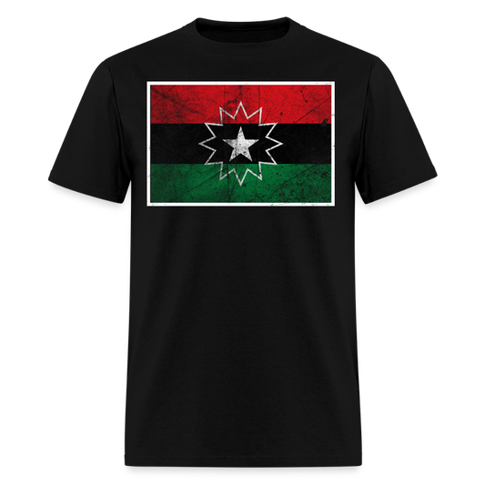 Juneteenth Pan-African Flag Black Liberation T-Shirt - black