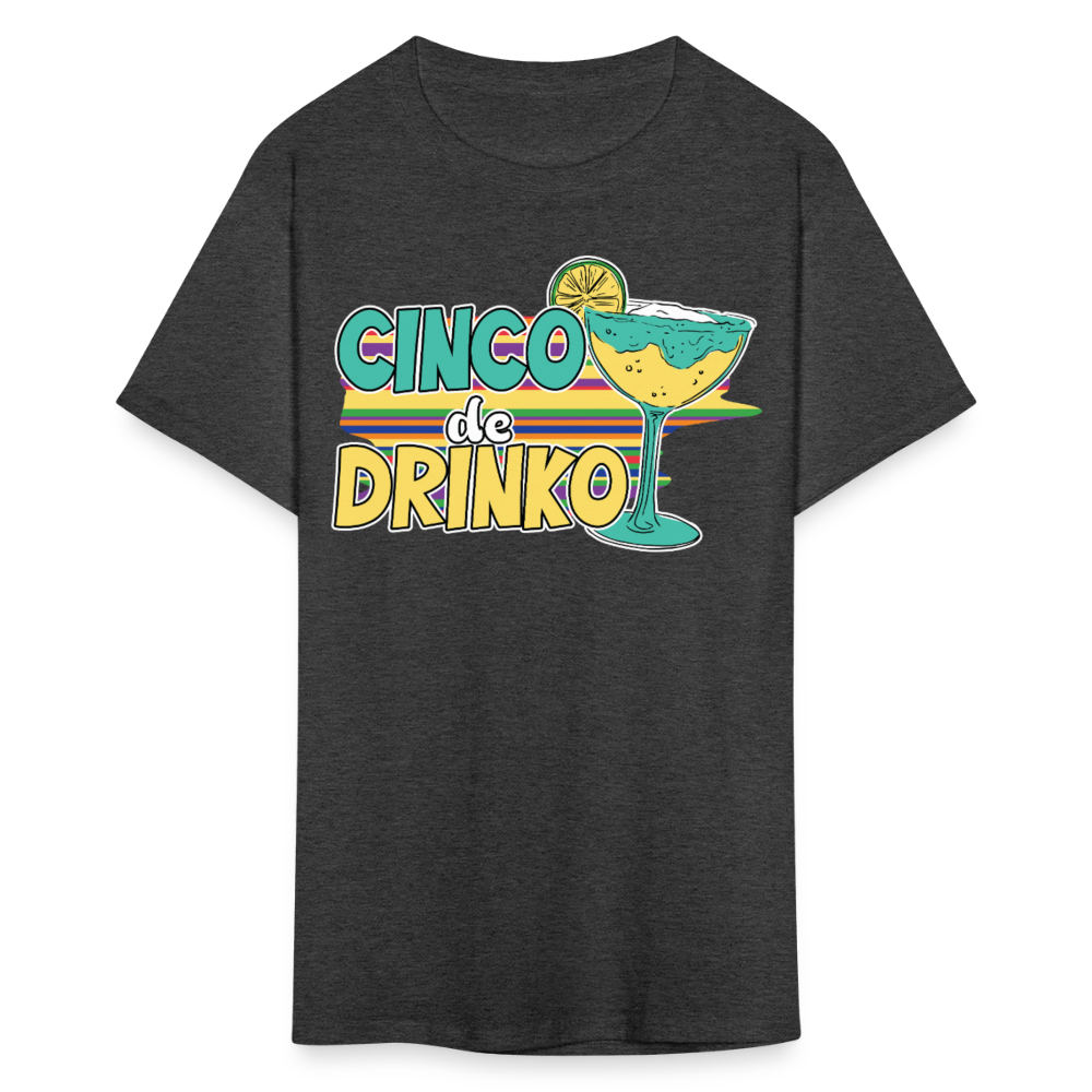 Margarita Party Funny Cinco De Mayo Drinking T-shirt - heather black