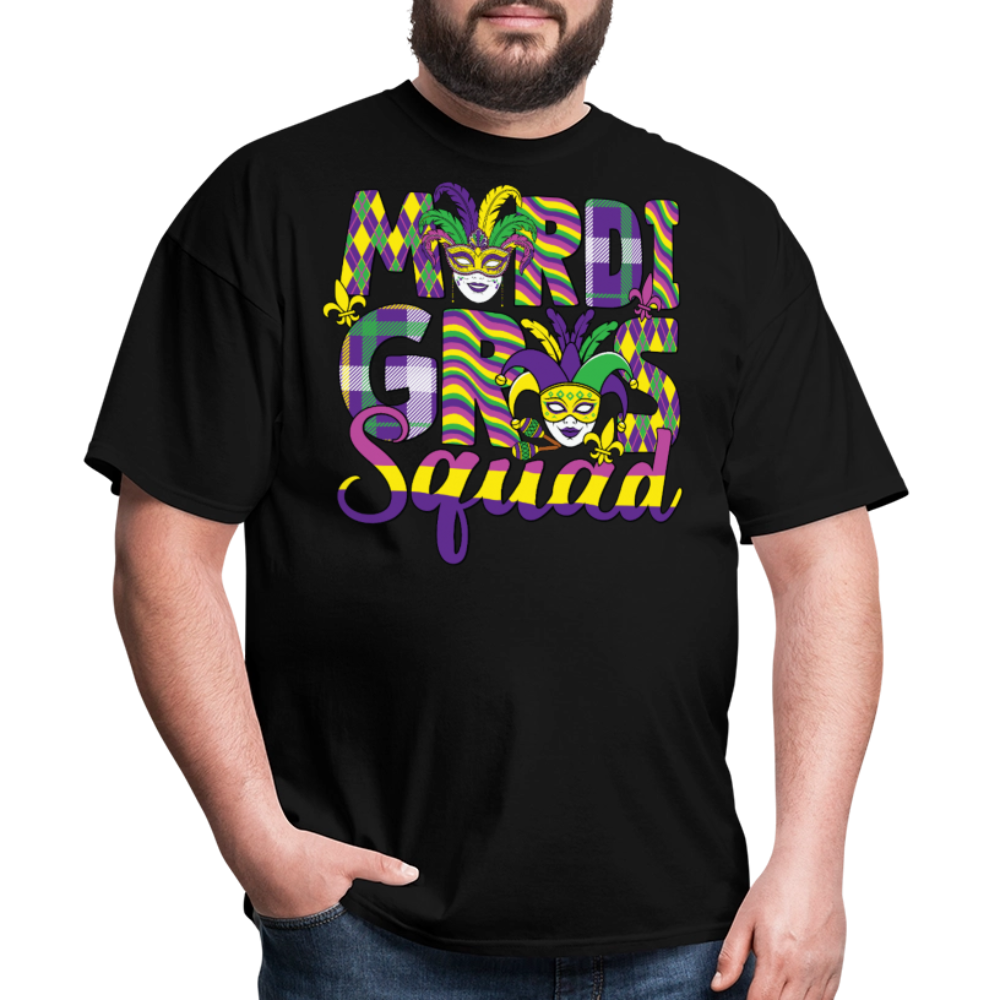 Funny And Festive Mardi Gras Party T-shirt - black