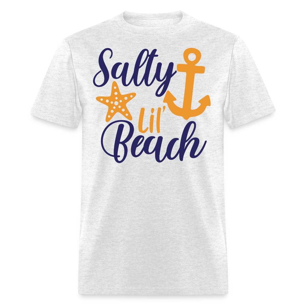 Summer Vacation Anchor Starfish T-shirt - light heather gray