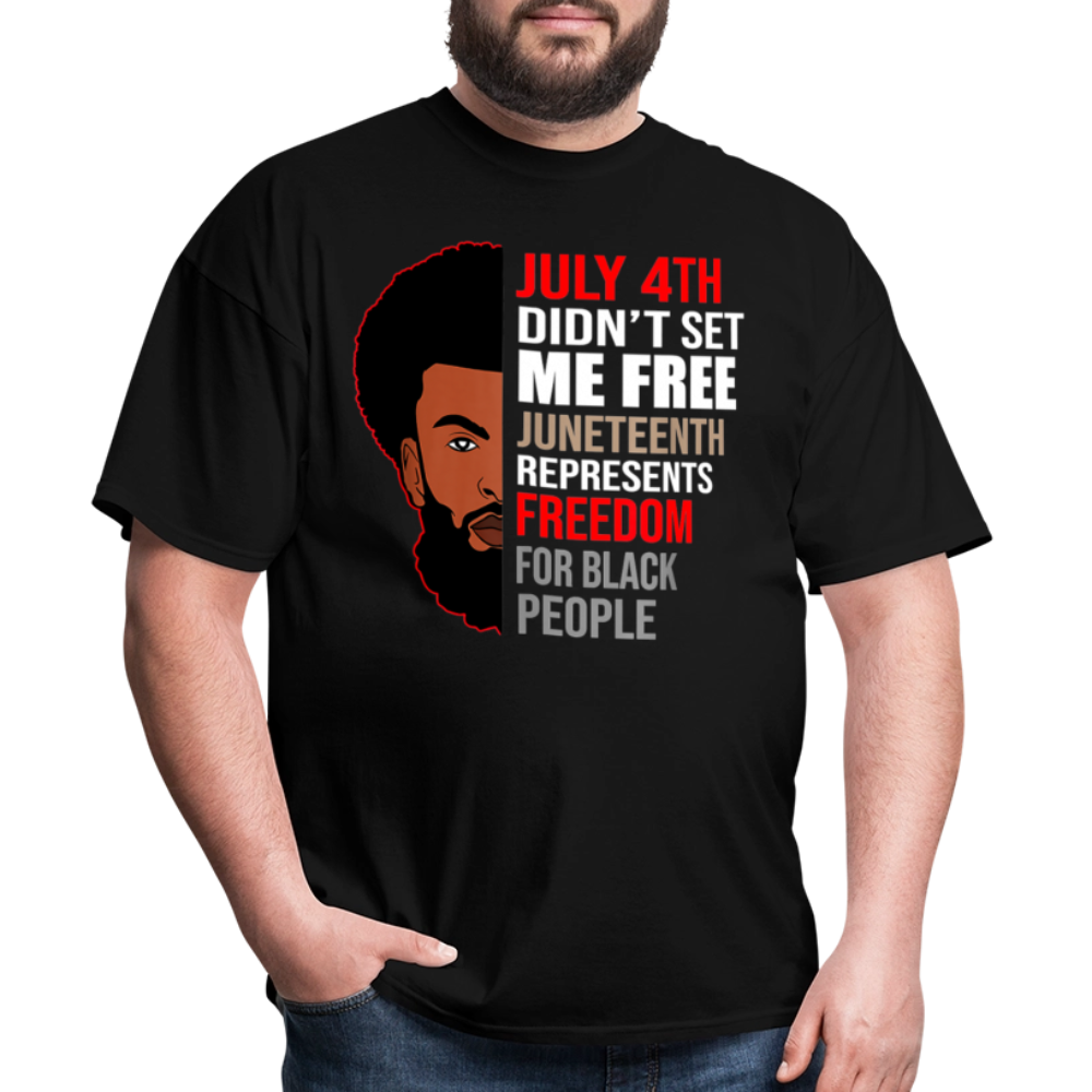 Juneteenth Freedom Shirt for Black history Awareness Pro-Black Activist T-shirt - black