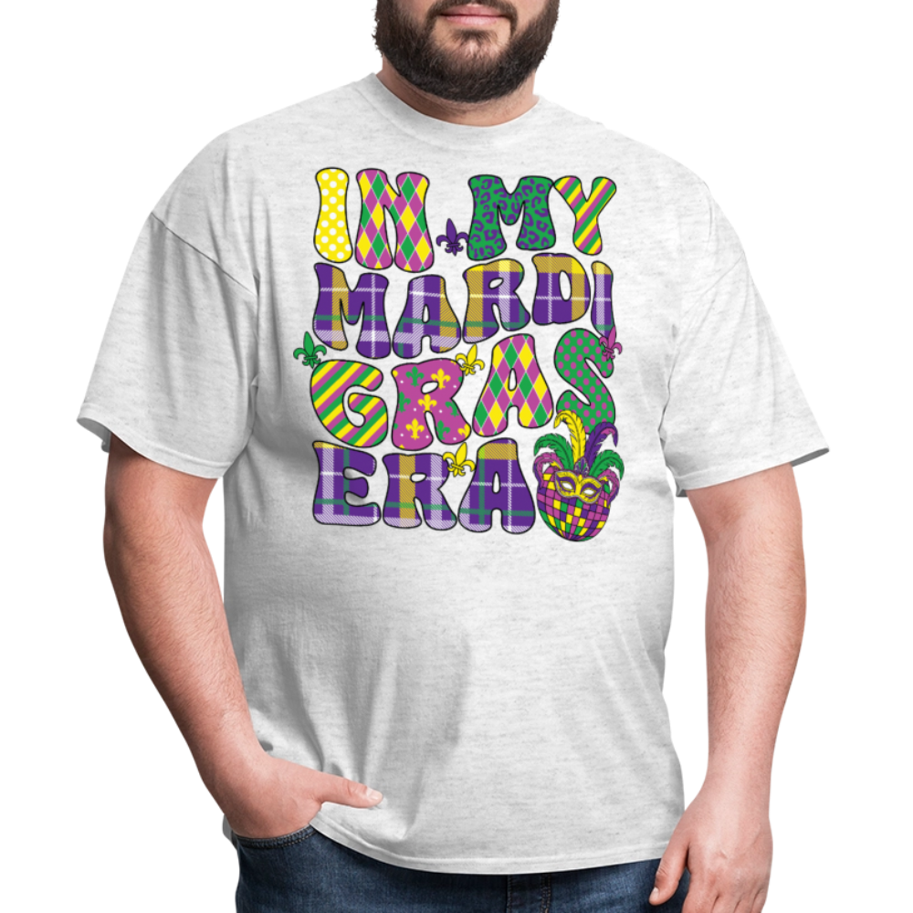 New Orleans Festival Shirt In My Madri Gras Era T-shirt - light heather gray