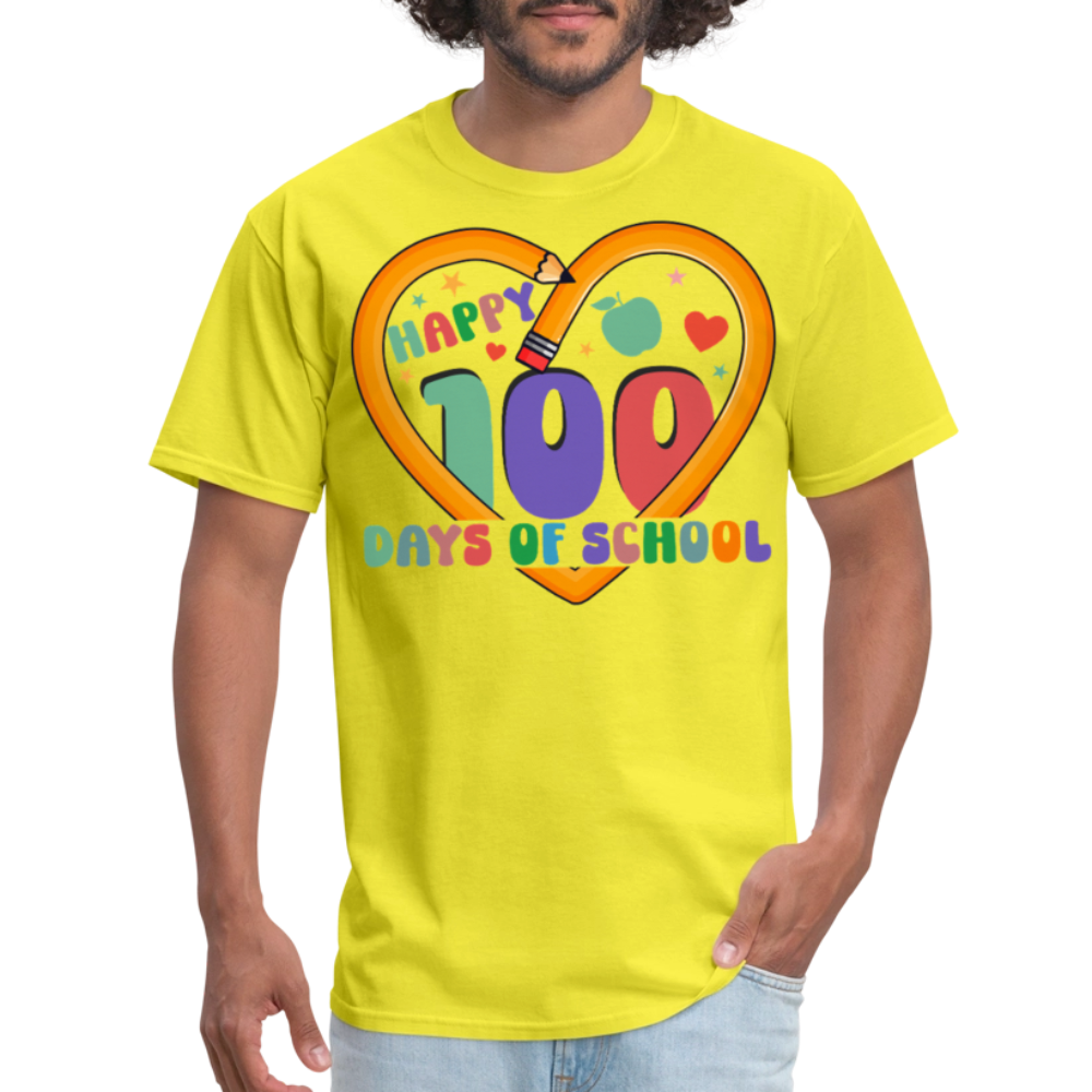 Best 100 Days Of School Gifts For Teachers Unisex T-Shirt - yellow