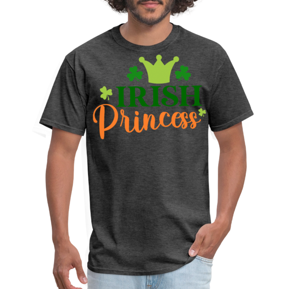 Cute Irish Princess St Patrick’s Day Women T-Shirt - heather black