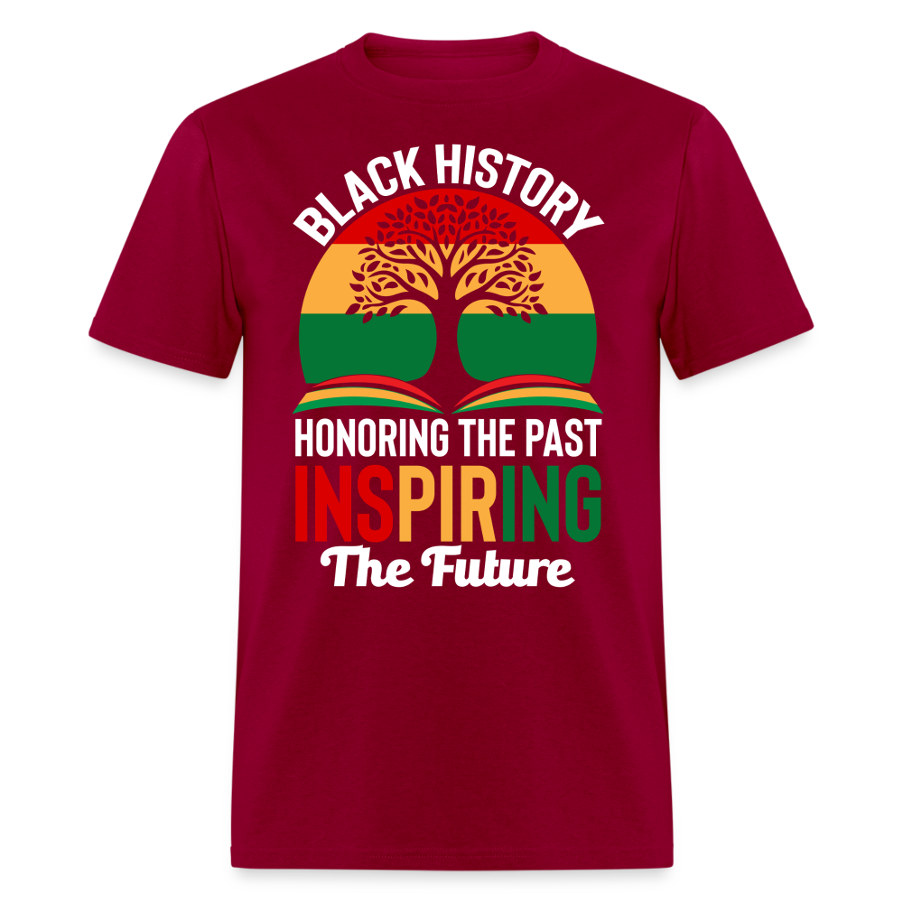 Honoring Black History Inspirational Unisex T-shirt - dark red