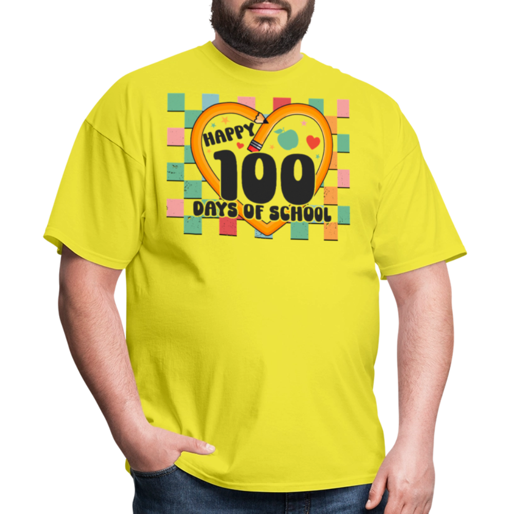 100 Days of school Shirt For Teachers Unisex Tee - yellow