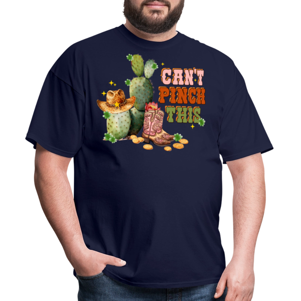 Can’t Pinch This Western St Patrick’s Day T-shirt - navy