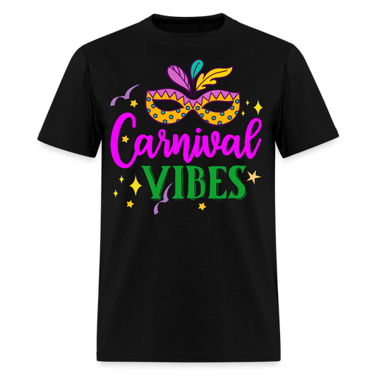 Masquerade Mask Festival Tee Mardi Gras Carnival T-shirt - black