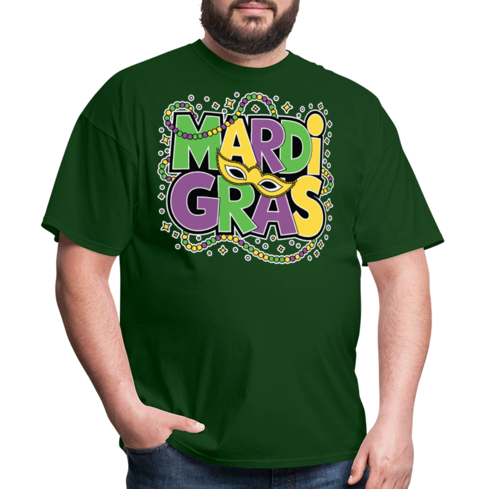 Unique Mardi Gras T-shirts For Women Comfortable Mardi Gras Longline T-shirt - forest green