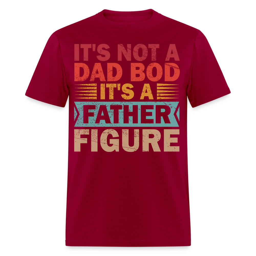 Funny Dad Bod Shirt for Father's Day Clasic T-shirt - dark red