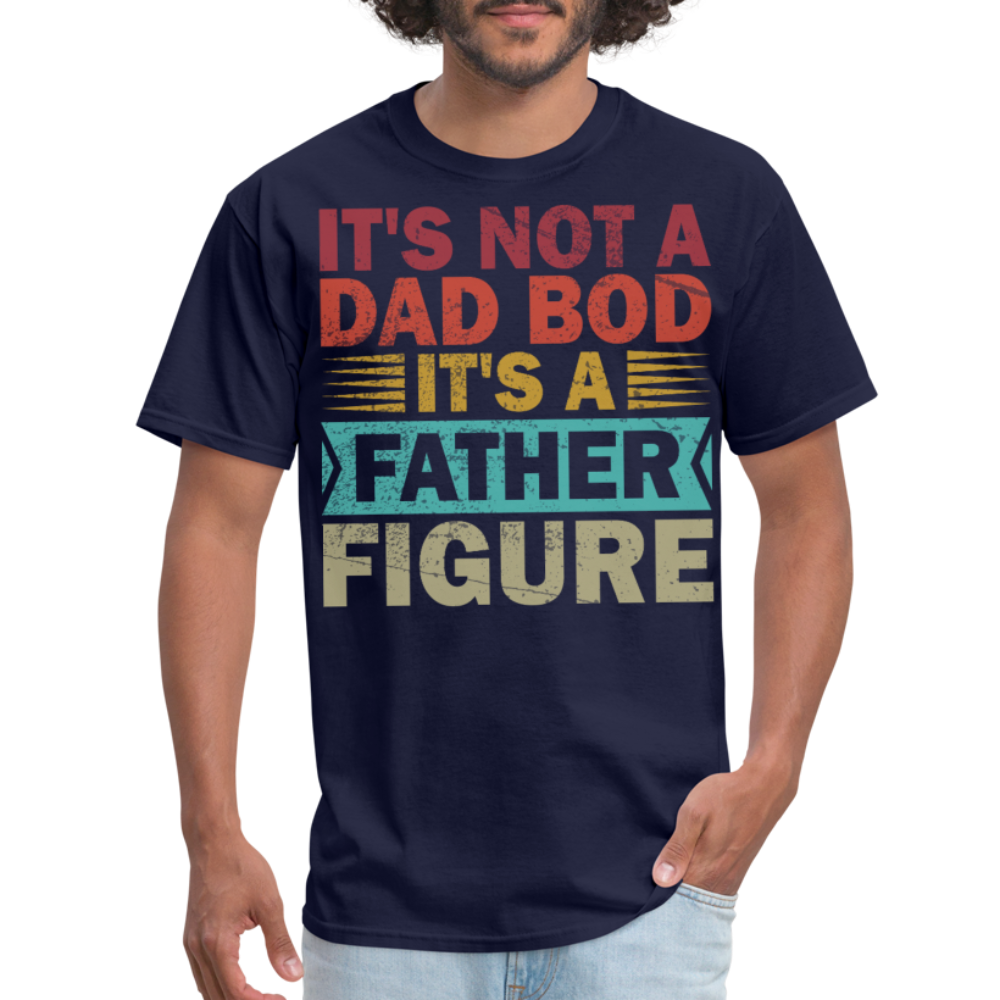 Funny Dad Bod Shirt for Father's Day Clasic T-shirt - navy