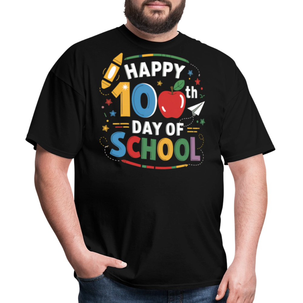 100th Day of School Tee Teacher Gifts School Celebration Unisex Classic T-Shirt - black