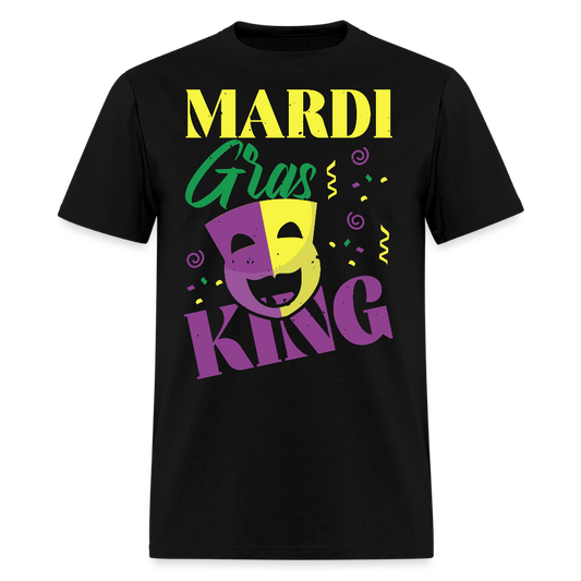 Masquerade Mask Tee Funny Mardi Gras King T-shirt - black