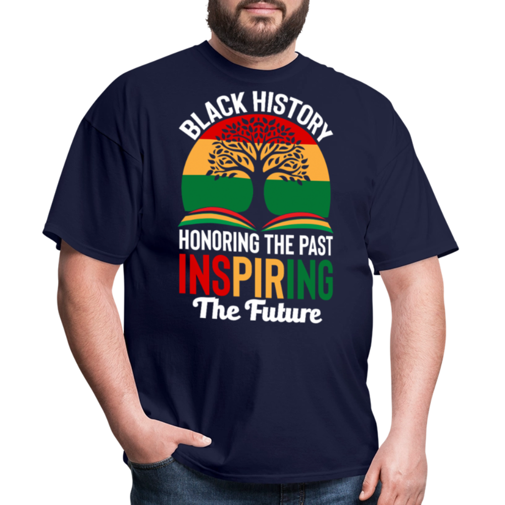 Honoring Black History Inspirational Unisex T-shirt - navy