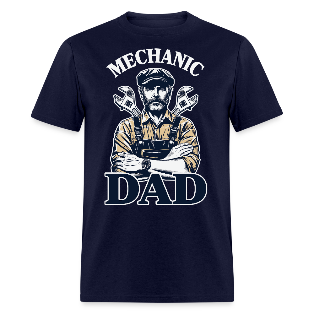 Gifts For Dads Who Are Mechanics T-shirt - navy