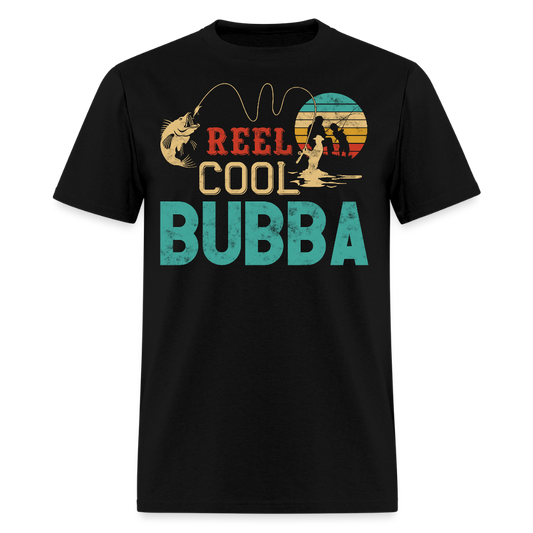 Reel Cool Bubba Funny Fishing T-Shirt - black