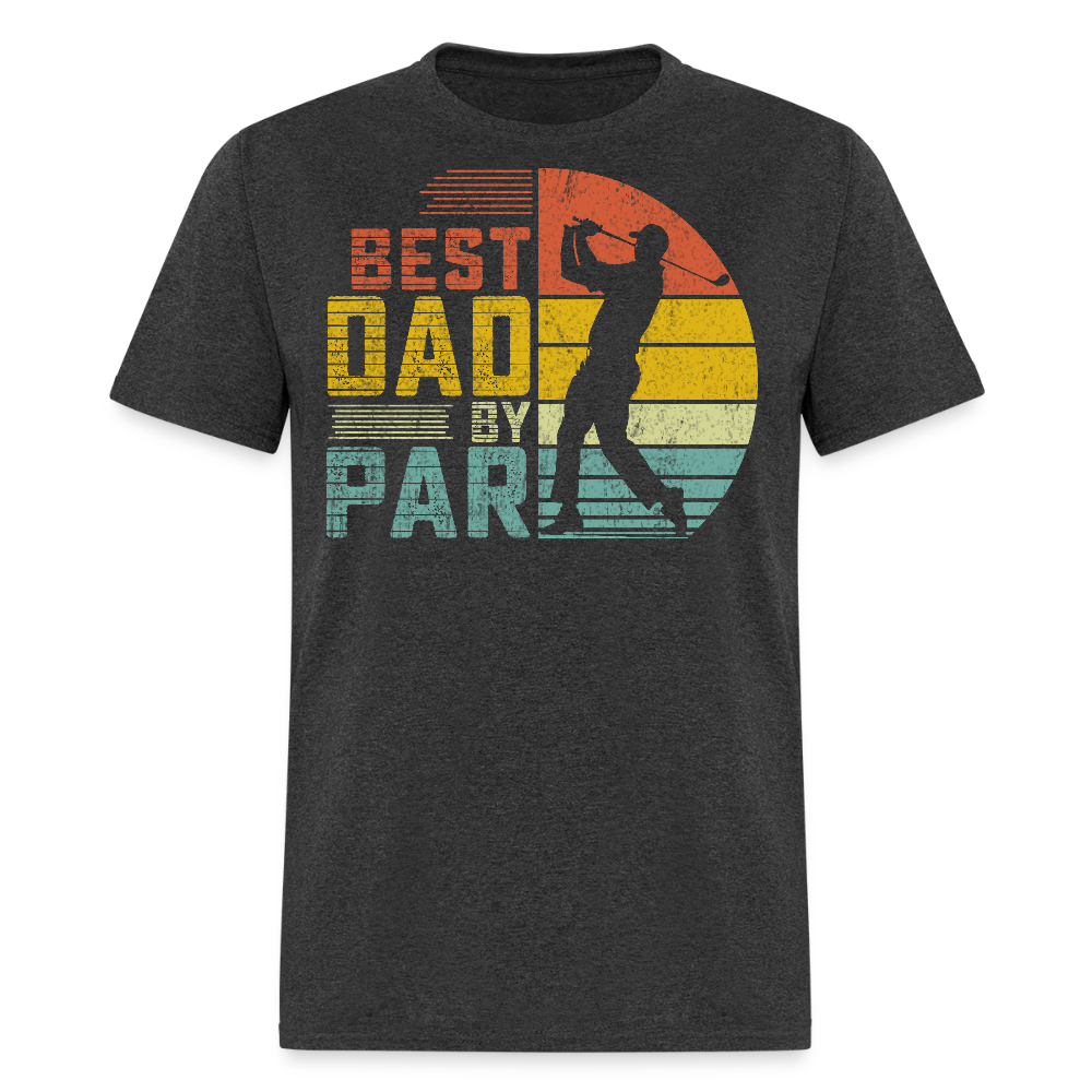 Golf Lover Father's Day Gift T-shirt - heather black