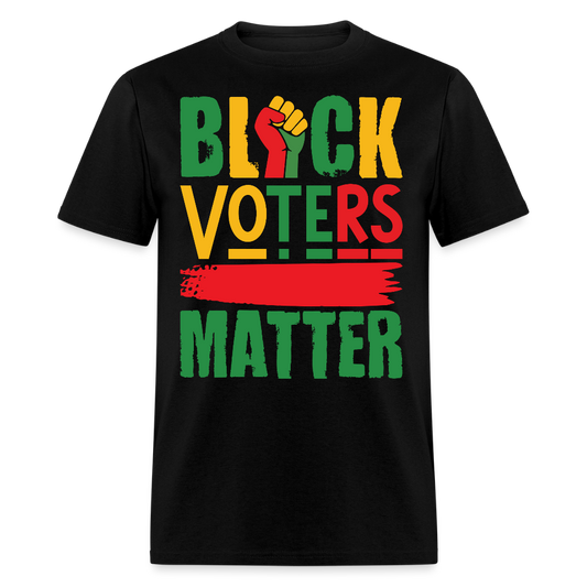 Black Voters Matter African American Voting Rights T-shirt - black