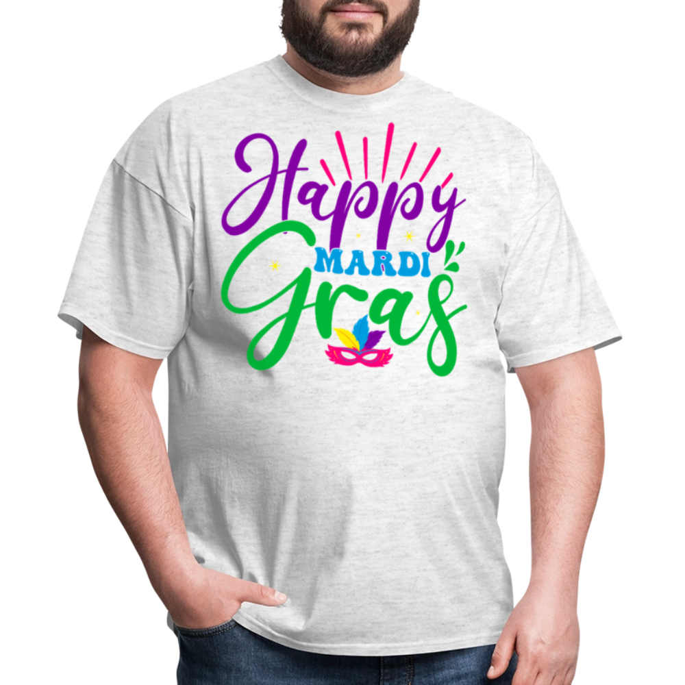 Happy Mardi Gras Party Unisex Classic T-shirt - light heather gray