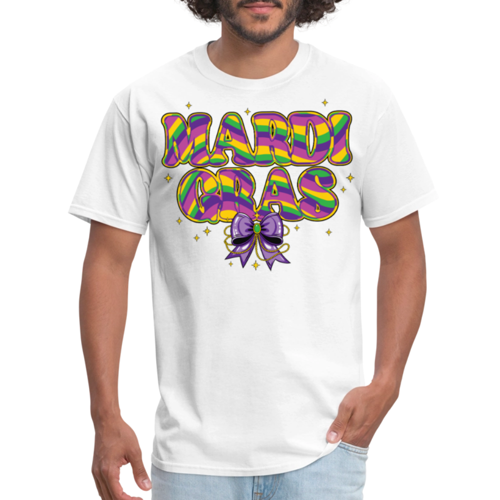 Funny And Festive Mardi Gras Shirts For Family - white