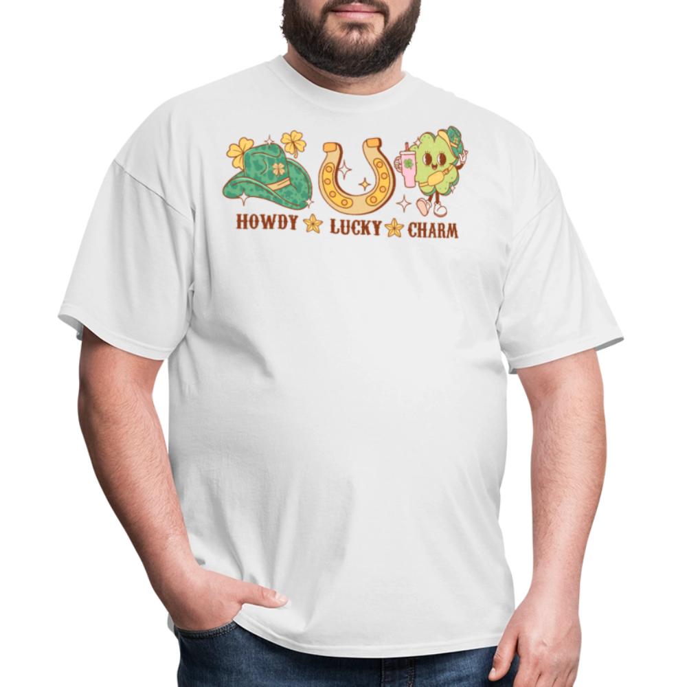 Howdy Lucky Charm St Patrick’s Graphic T-Shirt - white