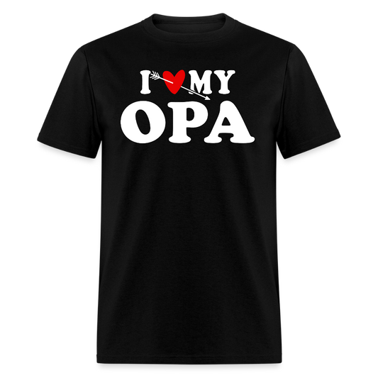 I love my Opa German Grandfather T-shirt - black