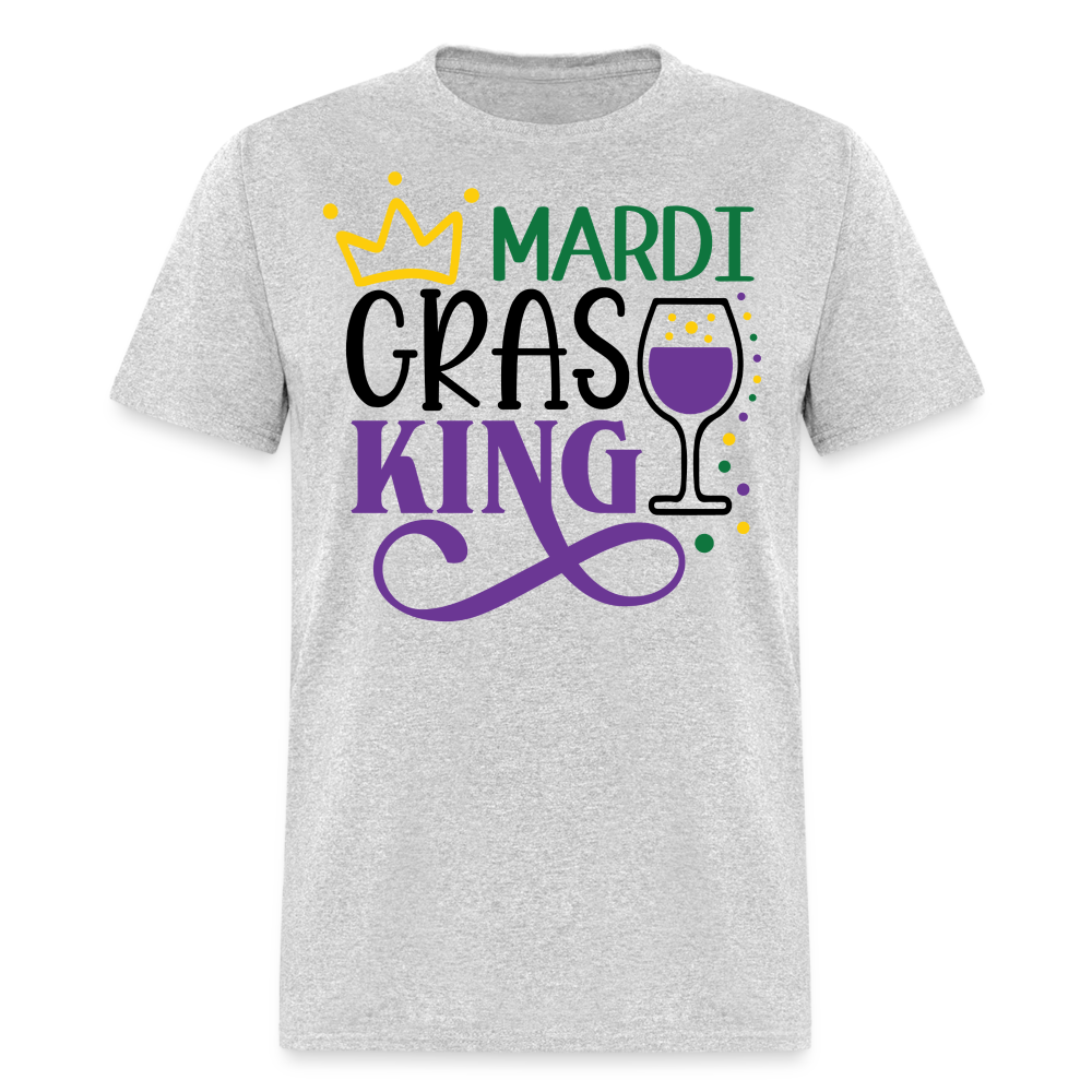 Funny Mardi Gras Party Outfit for Guys Mardi Gras Drinking T-shirt - heather gray