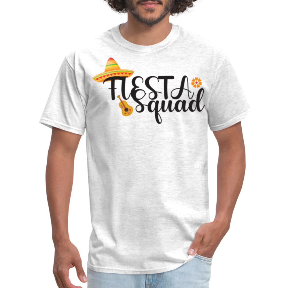 Fiesta Squad Matching Shirts For Cinco De Mayo Mexican Party T-shirt - light heather gray