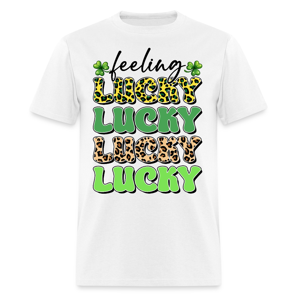 Feeling Lucky St Patrick’s Day T-shirt - white