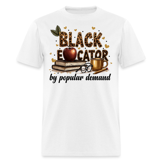 Teacher Appreciation Gifts For Black Women T-shirt - white